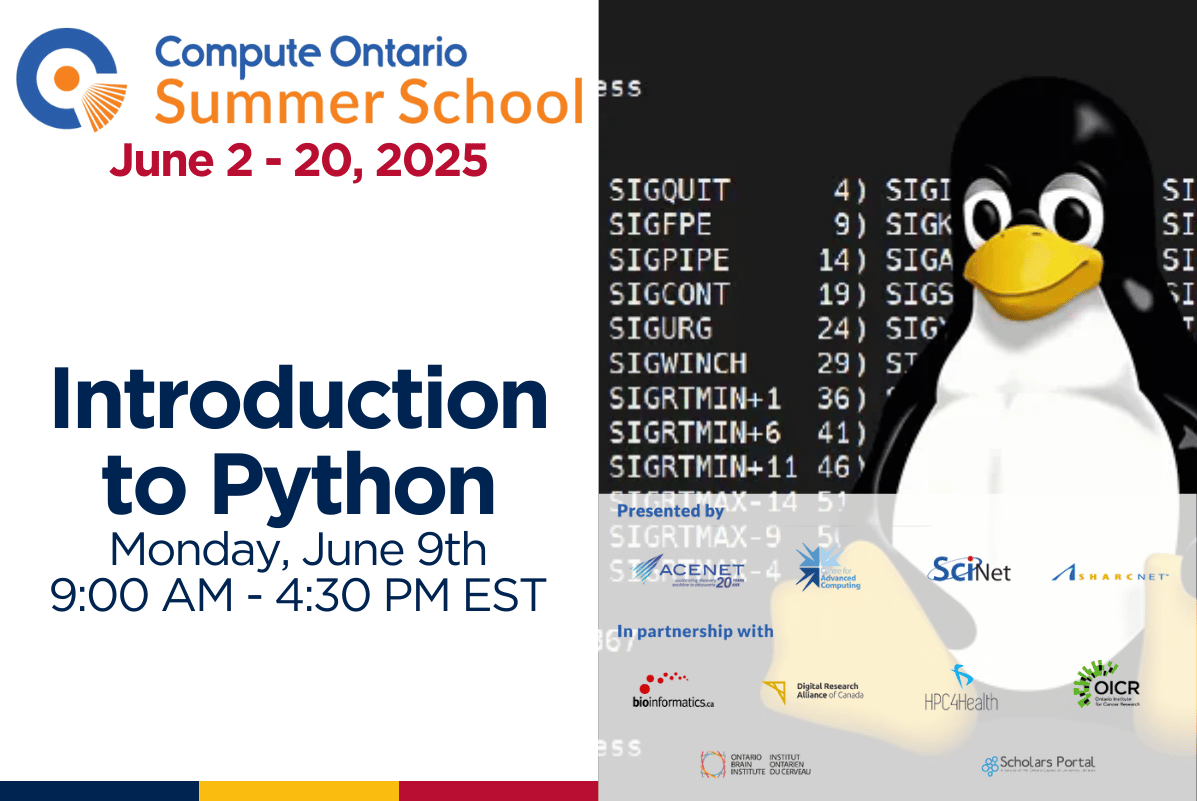 COSS2025: Introduction to Python June 9, 2025 - 9:00 AM to 4:30 PM EST