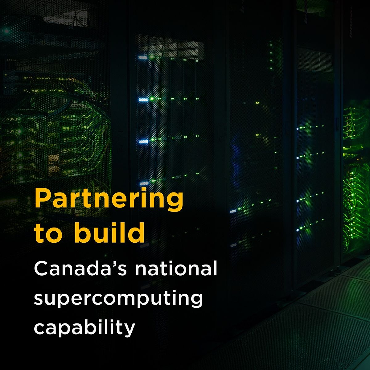 Partnering to build Canada's national supercomputing capability